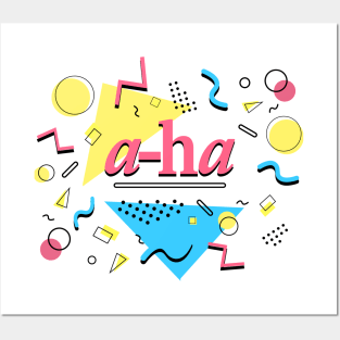 A-ha - 80s design Posters and Art